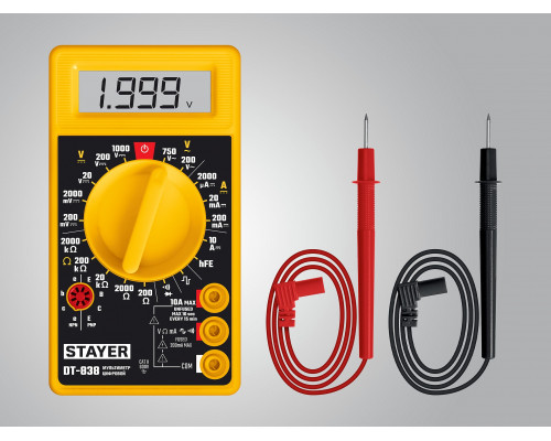 STAYER DT-838 Цифровой мультиметр (45306)