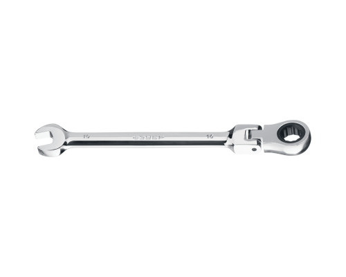 Комбинированный гаечный ключ трещоточный шарнирный 10 мм, ЗУБР