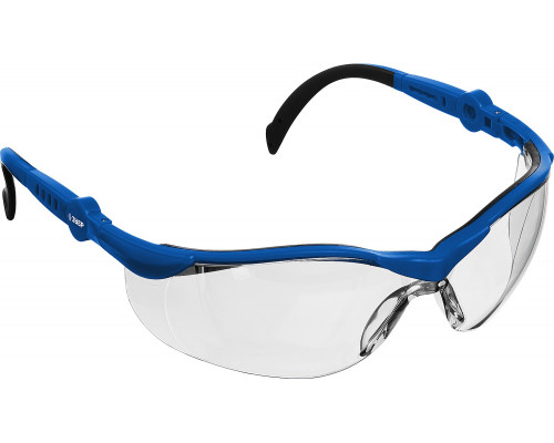 Защитные антибликовые очки ЗУБР ПРОГРЕСС 9, открытого типа, 110310