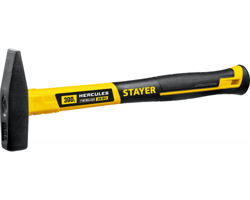 STAYER Hercules 300 г молоток слесарный с фиберглассовой рукояткой