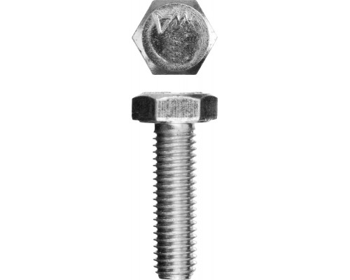 Болт ГОСТ 7798-70, M8 x 16 мм, 5 кг, кл. пр. 5.8, оцинкованный, ЗУБР