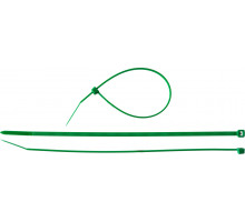 Кабельные стяжки зеленые КС-З1, 2.5 x 150 мм, 100 шт, нейлоновые, ЗУБР Профессионал