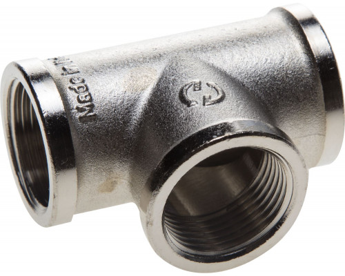 GENERAL FITTINGS внутренняя резьба 3/4″, никель, тройник (51052-3/4) GENERAL FITTINGS внутренняя резьба 3/4″, никель, тройник (51052-3/4)