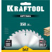 KRAFTOOL Optima, 350 х 30 мм, 54Т, пильный диск по дереву (36951-350-30)