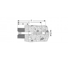 Дюбель-гвоздь нейлоновый, потайный бортик, 6 x 60 мм, 100 шт, ЗУБР Профессионал