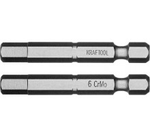KRAFTOOL HEX 6, 50 мм, 2 шт, Торсионные биты (26127-6-50-2)