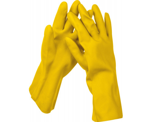 STAYER OPTIMA перчатки латексные хозяйственно-бытовые, размер L