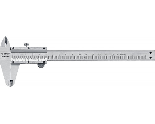 ЗУБР ШЦ-1-150 штангенциркуль стальной, 150 мм