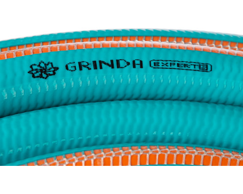 Поливочный шланг GRINDA PROLine EXPERT 5 1/2″ 50 м 35 атм пятислойный плетёное армирование