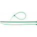Кабельные стяжки зеленые КС-З1, 3.6 x 200 мм, 100 шт, нейлоновые, ЗУБР Профессионал