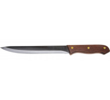 Нож LEGIONER ″GERMANICA″ нарезочный, тип ″Solo″ с деревянной ручкой, нерж лезвие 180мм