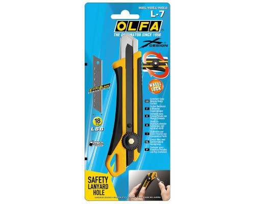 OLFA 18 мм, Трещоточный нож (OL-L-7)