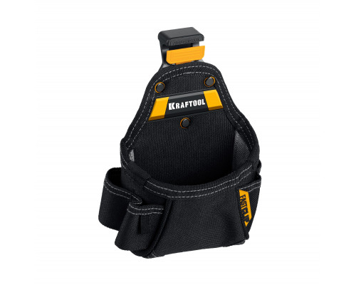 KRAFTOOL KP-5 с быстросъёмным креплением FastClip, 5 карманов и петель, 150 х 190 мм, поясная сумка (38778)
