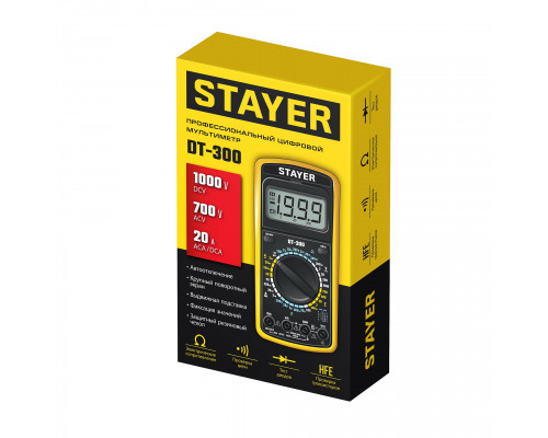 STAYER DT-300 Цифровой мультиметр (45321)