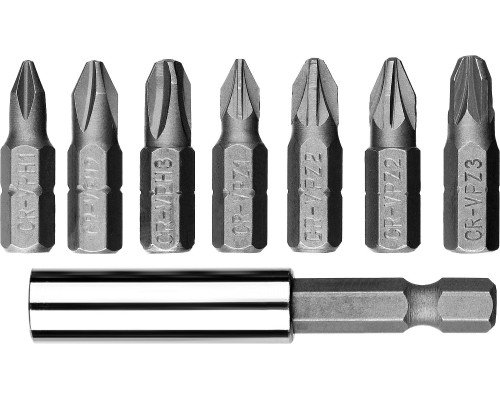 Набор ЗУБР: Биты ″МХ-8″, CR-V