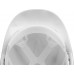 Защитная каска ЗУБР МАСТЕР пластиковый амортизатор, реечный механизм регулировки, универсальное крепление для наушников и щитков