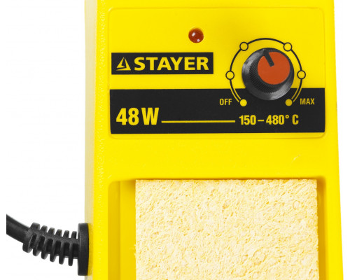 STAYER MAXTerm 48Вт 100-480°C, Паяльная станция (55371)