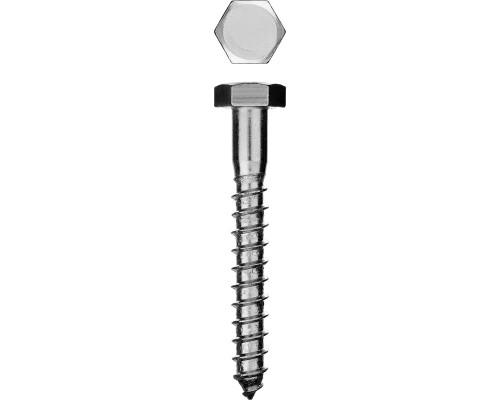 Шурупы ШДШ с шестигранной головкой (DIN 571), 120 х 12 мм, 1 шт, ЗУБР