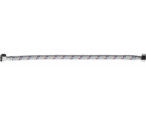 Подводка гибкая ЗУБР для воды, оплетка из нержавеющей стали, г/г 1/2″ - 0,4м