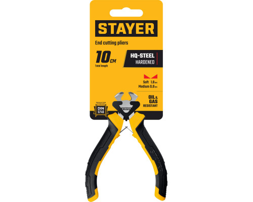 STAYER 105 мм, Мини-кусачки торцовые (2218-7)