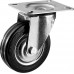 Колесо поворотное d=100 мм, г/п 70 кг, резина/металл, игольчатый подшипник, ЗУБР Профессионал