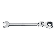 Комбинированный гаечный ключ трещоточный шарнирный 12 мм, ЗУБР
