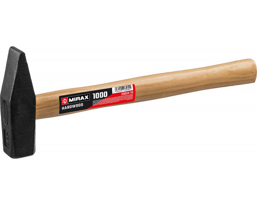 MIRAX 1000 молоток слесарный с деревянной рукояткой