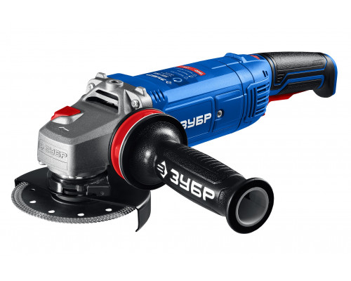 ЗУБР 1900 Вт, d125 мм, УШМ, регулировка оборотов, фланец ″МИГ″, Профессионал (УШМ-П125-1905 ЭПСТ)