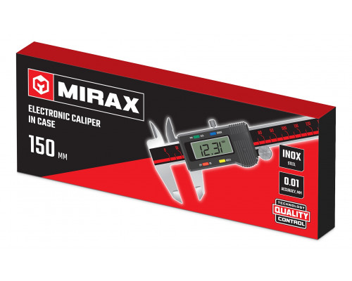 MIRAX 150 мм, электронный стальной штангенциркуль (34413-150)