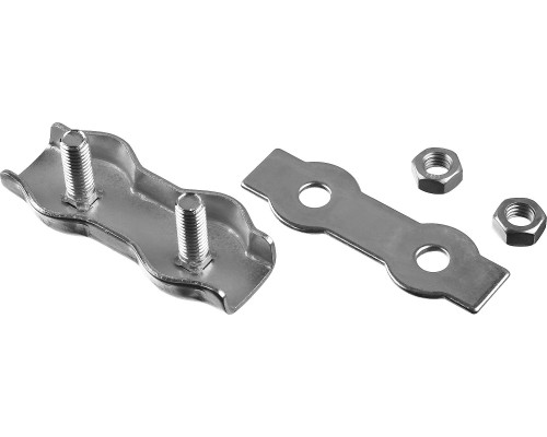 ЗУБР 5 мм, 2 шт, двойной зажим троса (304446-05)