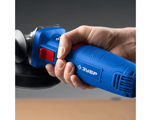 ЗУБР 1100 Вт, d125 мм, УШМ, регулировка оборотов, фланец ″МИГ″, Профессионал (УШМ-П125-1105 Э)