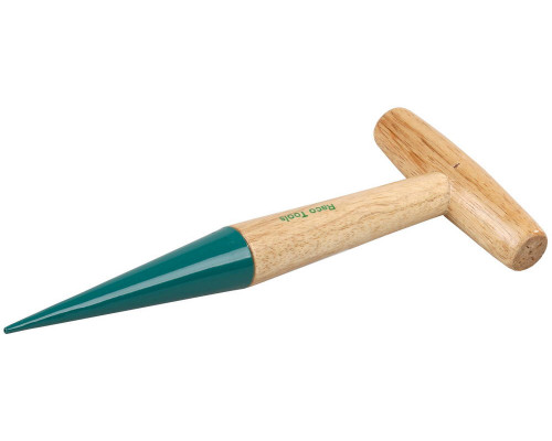 Посадочный конус RACO для семян, с Т-образной деревянной ручкой