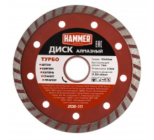 Круг алмазный HAMMER (206-111 DB TB) Ф115х22мм универсальный