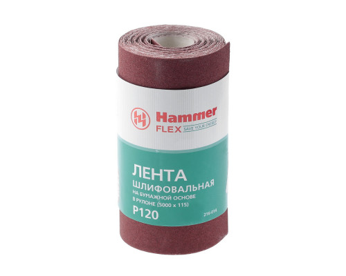 Лента шлифовальная в рулоне HAMMER Flex  216-014