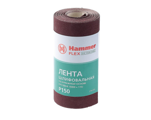 Лента шлифовальная в рулоне HAMMER Flex  216-015