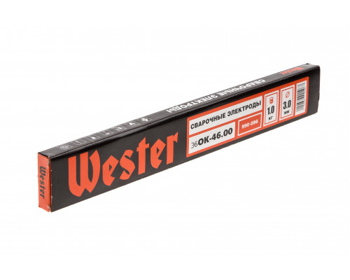 Электроды для сварки WESTER эбОК-46.00, 3.0 мм, 1 кг