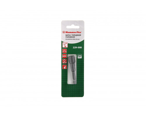 Головка HAMMER размер 10мм, H 65мм, S 1/4'' (229-008 PS HX)