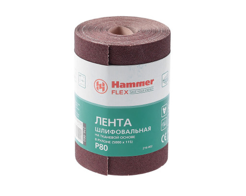 Лента шлифовальная в рулоне HAMMER Flex  216-002