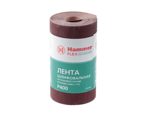 Лента шлифовальная в рулоне HAMMER Flex  216-007