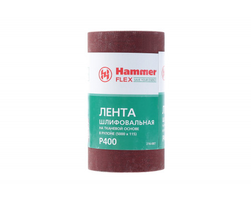 Лента шлифовальная в рулоне HAMMER Flex  216-007