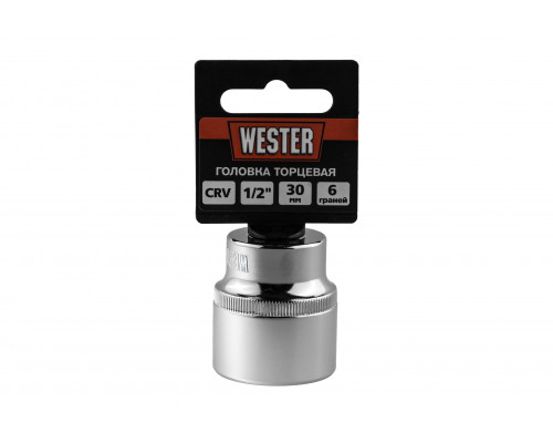 Головка торцевая WESTER размер 30мм, S 1/2'' (930-031)