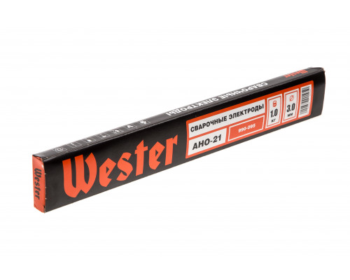 Электроды для сварки WESTER АНО-21, 3.0 мм, 1 кг