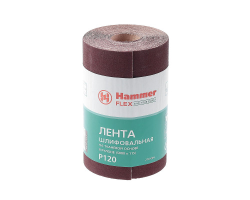 Лента шлифовальная в рулоне HAMMER Flex  216-004