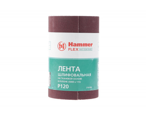 Лента шлифовальная в рулоне HAMMER Flex  216-004