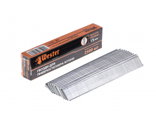Гвозди для степлера WESTER 826-013 1 х 1.25 х 15 мм 2500 шт.