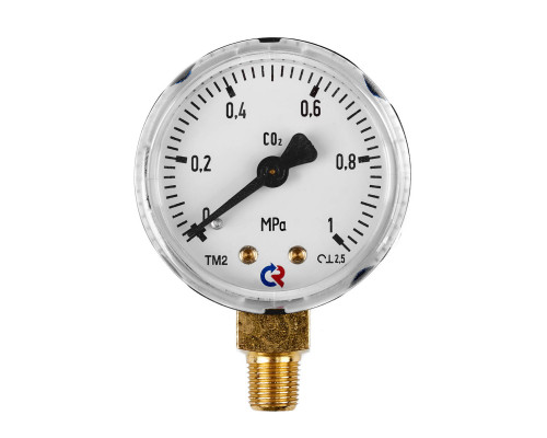 Манометр 1,0 МПа, 1/8 NPT, углекислый газ