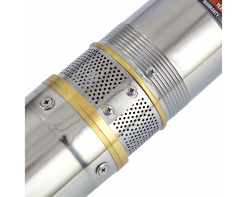 Скважинный насос DWC-4-140, центробежный, диаметр 4", 2000 Вт, 6000 л/ч, напор 140 м Denzel