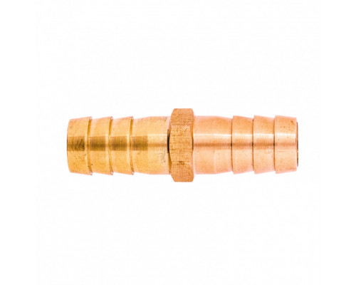 Соединитель для шланга 1/2", латунный Palisad