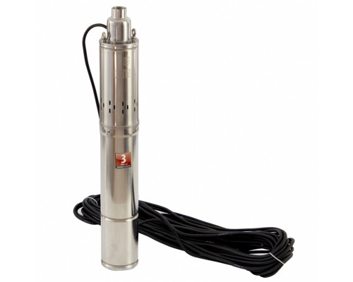 Скважинный насос DWS-4-150, винтовой, диаметр 4", 1300 Вт, 2000 л/ч, напор 150 м Denzel