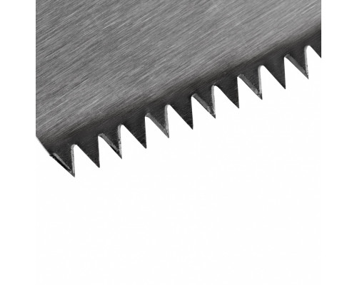 Ножовка по дереву "Зубец", 400 мм, 11 TPI, зуб 2D, калёный зуб, 2-х компонентная рукоятка Сибртех